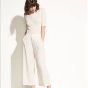 VINCE NWT Hight-Waist Culottes in Sandstone.